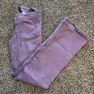 H&M Divided Purple Flare Jeans